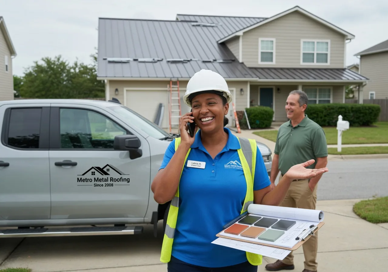 Storm Damage Metal Roof Repair in Pottsville, TX